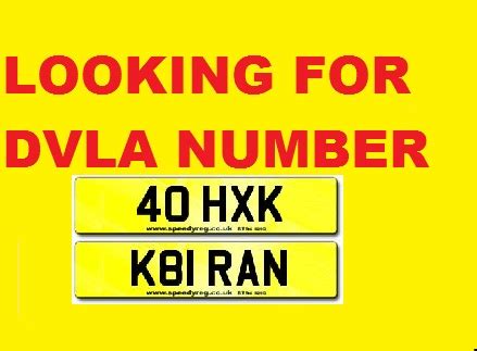 DVLA Number Plates