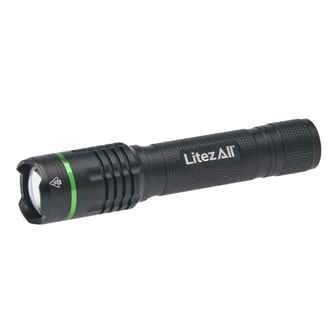 LitezAll Thin Rechargeable 1000 Lumen Tactical Flashlight - Walmart.com