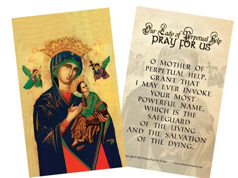 Mother of Perpetual Help Holy Card - Catholic to the Max - Online Catholic Store