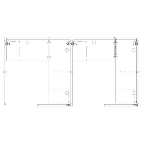 6×6′ Cubicle Layout, 67″H, Non-Power, EOF $2,643 per cube