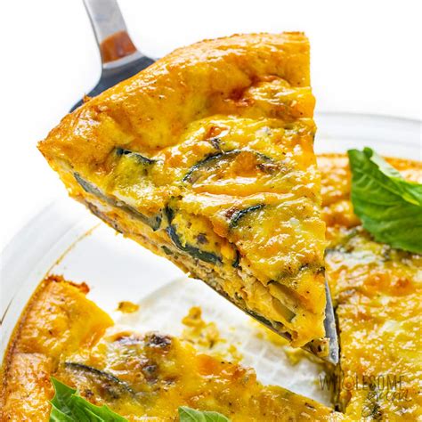 Crustless Zucchini Quiche Recipe (Easy!) - Wholesome Yum