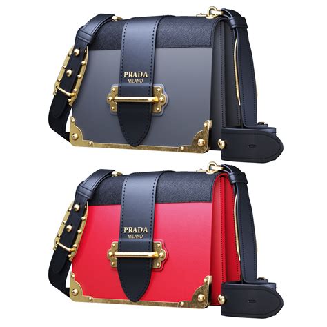 Prada cahier shoulder bag 3D model - TurboSquid 1550944