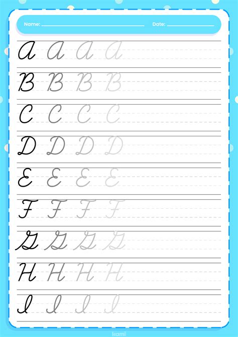 Free Cursive Writing Worksheets - Printable | K5 Learning - Worksheets ...