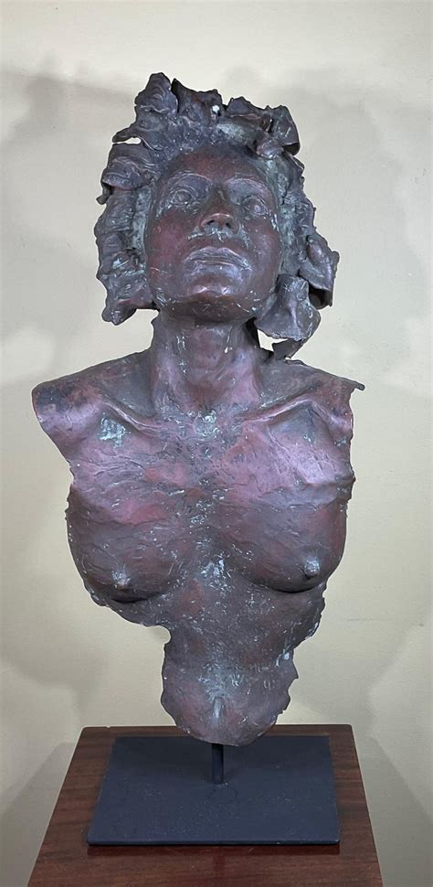 Bronze Sculpture of a Young Woman For Sale at 1stDibs