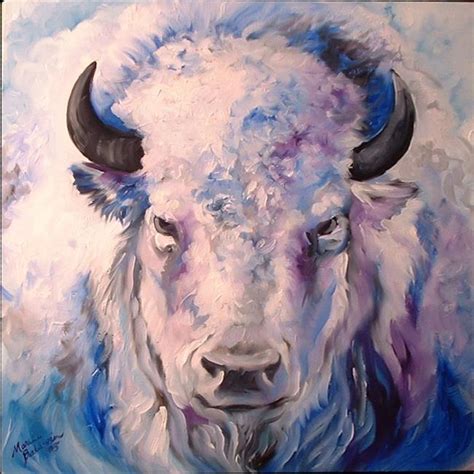 WHITE BUFFALO - by Marcia Baldwin from Western Art by M Baldwin