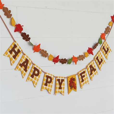 Happy Fall Banner Printable - Printable Word Searches