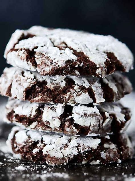 Chocolate Crinkle Cookies Recipe - 20 Minutes to Make - No Chilling!