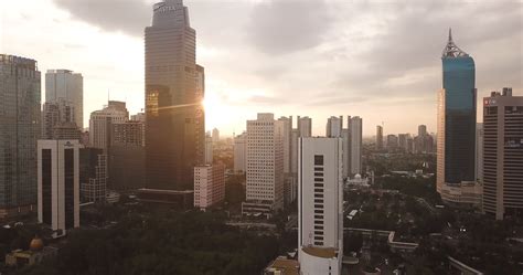 Drone view of skyscrapers in Jakarta city Stock Footage,#skyscrapers#view#Drone#Jakarta ...