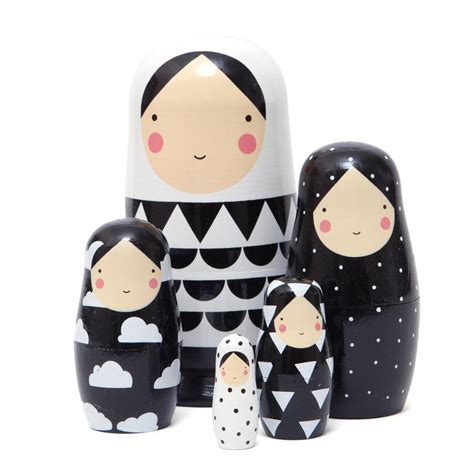 wooden nesting dolls by little baby company | notonthehighstreet.com