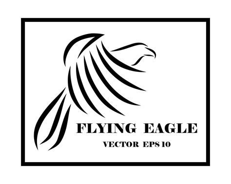 eagle line art eps 10 2246960 Vector Art at Vecteezy