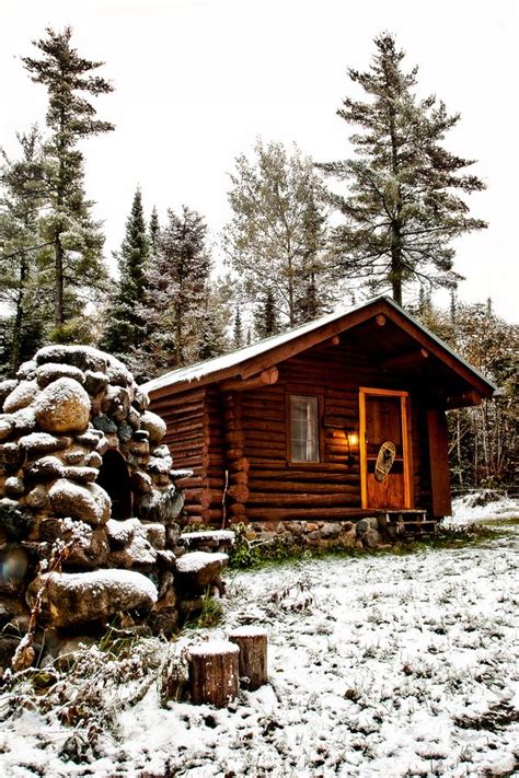 Cosy Log Cabin in Winter | *.¸¸. ‘ﾟCountry House & Garden | Pinterest