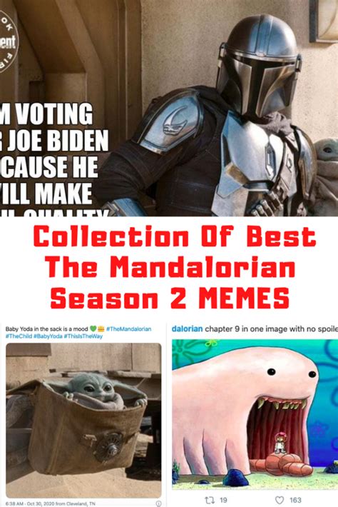 Collection Of THE MANDALORIAN - Baby Yoda Memes