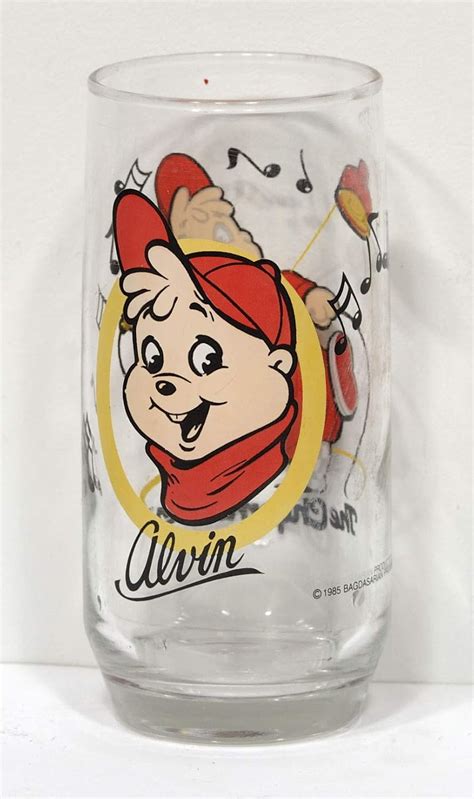 Amazon.com | Alvin and the Chipmunks 1985 Drinking Glasses Tumblers - Alvin: Tumblers & Water ...