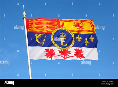 The Royal Standard of Canada Stock Photo - Alamy