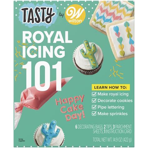 Tasty by Wilton Royal Icing 101 Kit - Walmart.com | Royal icing, Royal ...