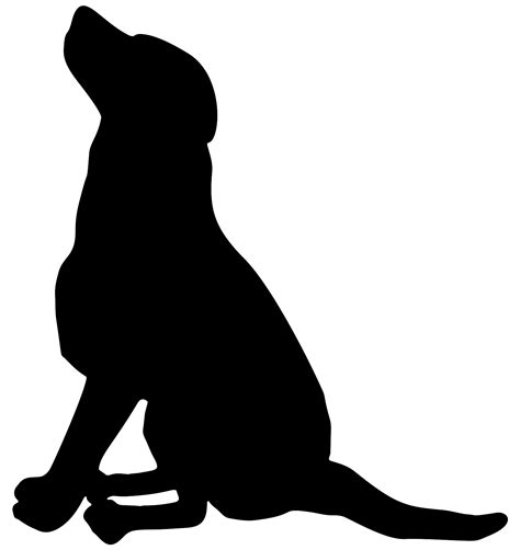 Dog silhouette clip art