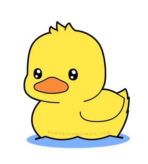 How to draw a duckling #howtodraw #illustration #babyanimals #duck #duckling | Duck cartoon ...