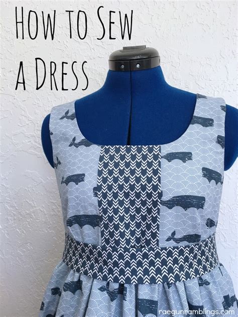 How to Sew a Dress Video Tutorial - Rae Gun Ramblings