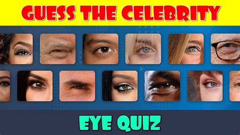 👀 Guess the Celebrity Eye Quiz - YouTube