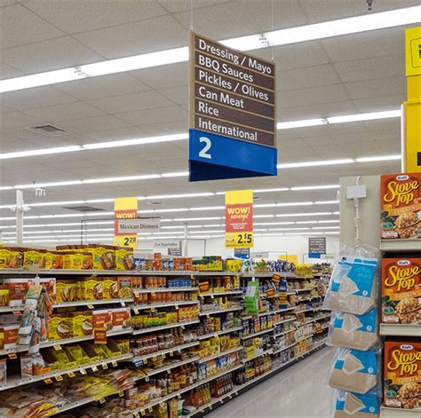 Supermarket Aisle Signs