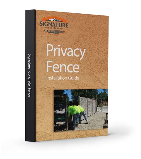 Privacy Fence Installation Guide - Signature Stone