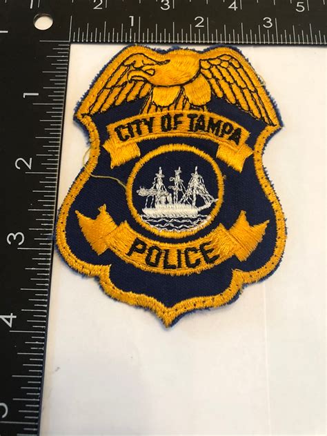 TAMPA FL POLICE BADGE PATCH