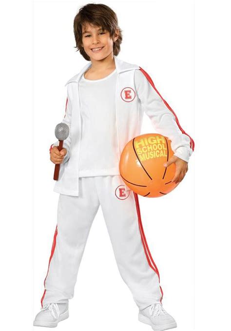 TROY BASKETBALL HIGH SCHOOL MUSICAL suit boys costume S - CostumeVille