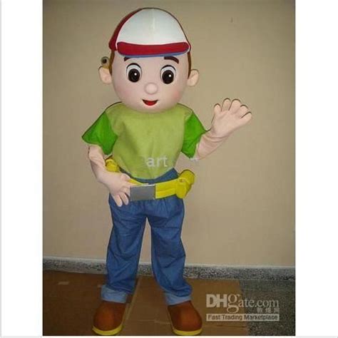 Wholesale Handy Manny Mascot Costume Adult For Promotion! Free S/H New Year; Christmas,Halloween ...