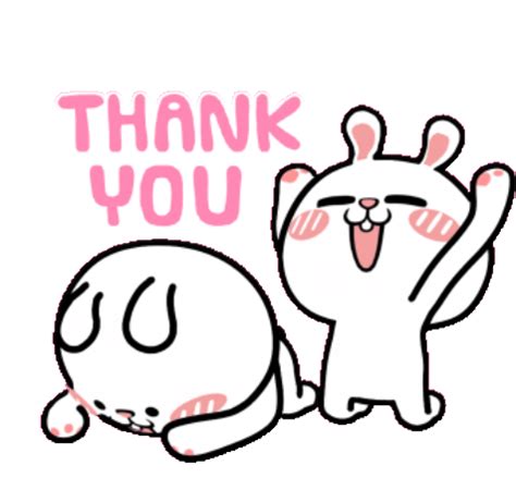 Thank You Hase Sticker - Thank You Hase - Discover & Share GIFs | Friends quotes funny, Funny ...