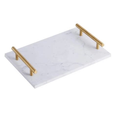 Marble rectangular tray – VoguishHome