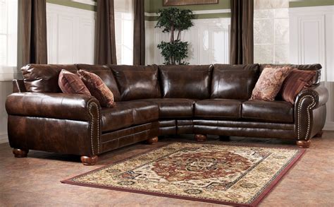 ashley furniture brown leather sectional - Google Search | Leather ...