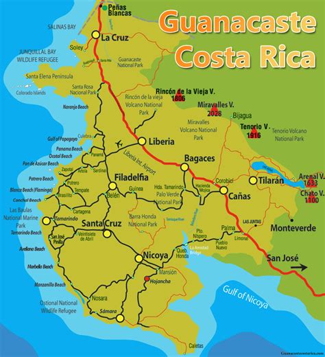 guanacaste costa rica hotel map - Sherrell Holcombe