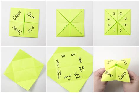 How to Make an Origami Cootie Catcher!