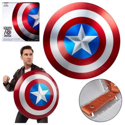 Marvel Legends Captain America 75th Anniversary Metal Shield - GeekAlerts