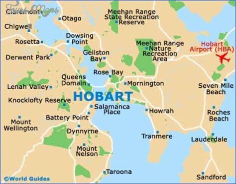 awesome Hobart Map | Hobart, Tasmania, Map