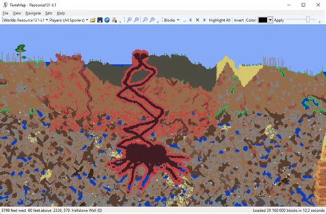 Terraria World Map