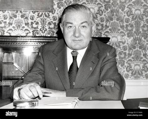 Prime Minister James Callaghan in his office Stock Photo - Alamy