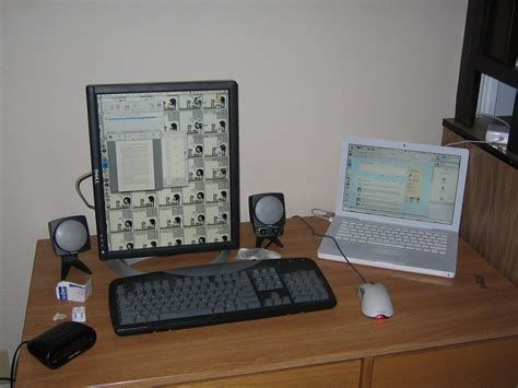 The full computer setup | Analog = Windows DVI = My powerboo… | Flickr