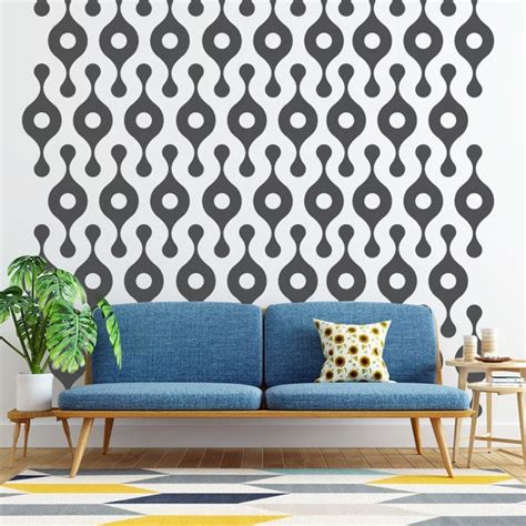 Mid Century Modern Decor Modern Wall Decals Mid Century - Etsy