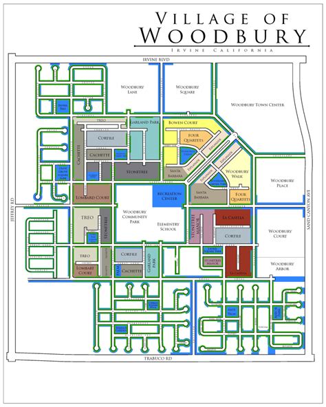 Woodbury Map | Color 2018