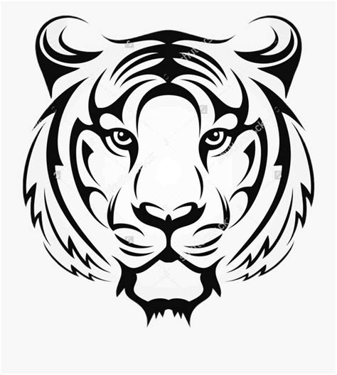 Clipart Of Bengal Tiger Face - Rizop