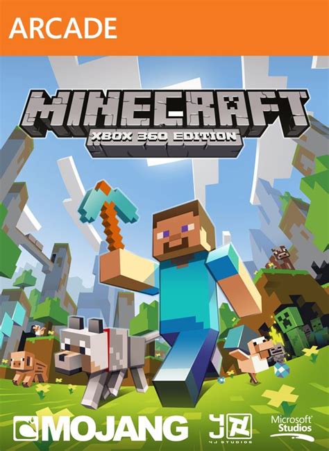 Minecraft: Xbox 360 Edition (2012) Xbox 360 box cover art - MobyGames