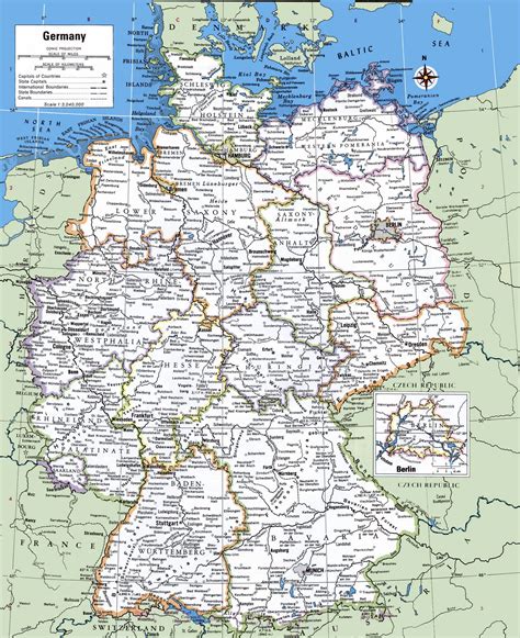 Map Of Germany With Cities - Weepil Blog and Resources