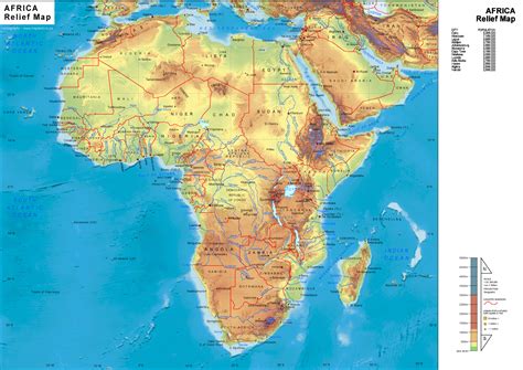 Africa Map Physical Features Labeled Sub Saharan Africa Physical 51840 | The Best Porn Website