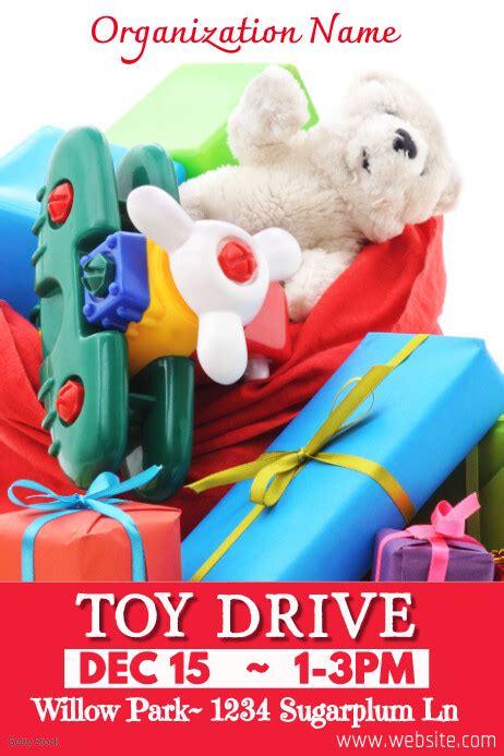 Toy Drive Poster Template | PosterMyWall