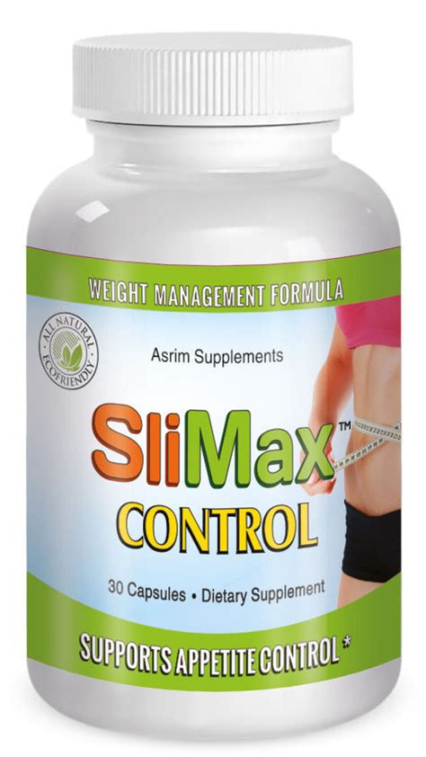 Slimax Control Maximum Diet Formula Appetite Rapid Weight Loss Pills ...