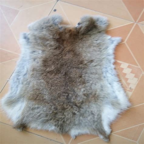 Best Grade Natural Soft Hare Rabbit Skin Rabbit Fur Pelt Pelts For Shoe Garment Bag Animal Fur ...