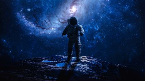 1360x768 Resolution Astronaut Lost in Space Desktop Laptop HD Wallpaper ...