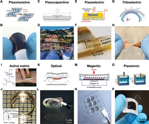 Sensing mechanisms and examples of flexible pressure sensors. A) A... | Download Scientific Diagram