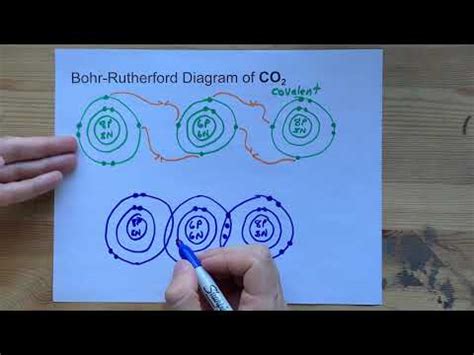 Draw the Bohr-Rutherford Diagram of CO2 (Carbon Dioxide) - YouTube